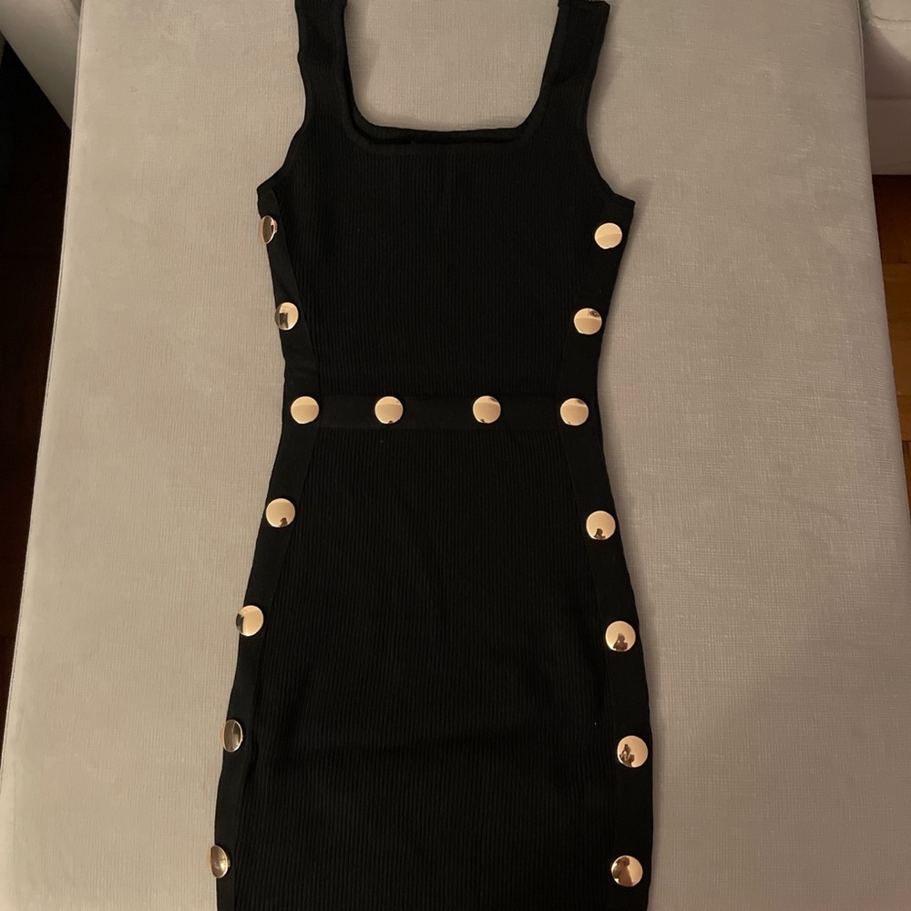 Mini Black Dress. Size M
